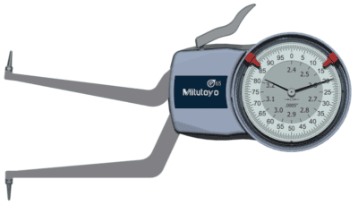 Mitutoyo 209-358 Dial Caliper Gauge Internal Type Series 209