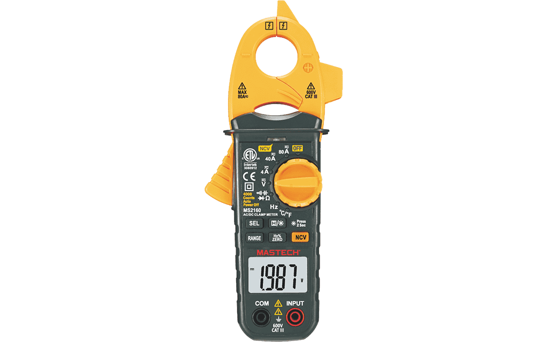 Mastech MS2160 Digital AC/DC Clamp Meter