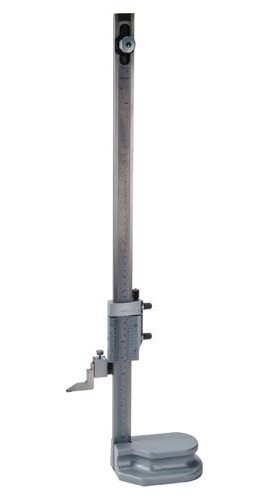 Mitutoyo 514-105 Standard Vernier Height Gauge with Adjustable Main Scale, 0 to 18", SAE/Metric