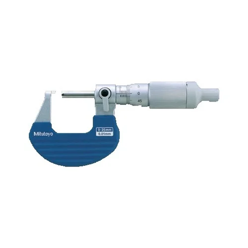 Mitutoyo 102-701 Series 102 Mechanical Ratchet-Thimble Micrometer, 0 to 25 mm, Metric