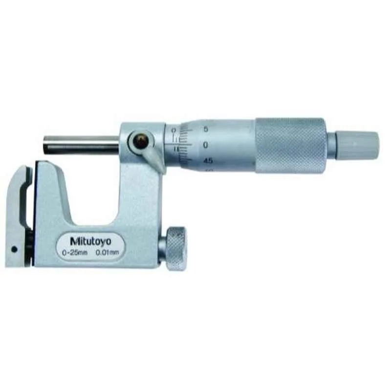 Mitutoyo 117-101 Series 117 Uni-Mike Analog Mechanical Micrometer, 0 to 25 mm, Metric
