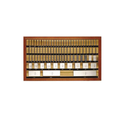 Mitutoyo 516-402-26 Square Gauge Block Kit, 81 pieces, steel
