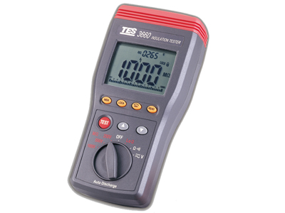 TES-3660 Autoranging Insulation Tester