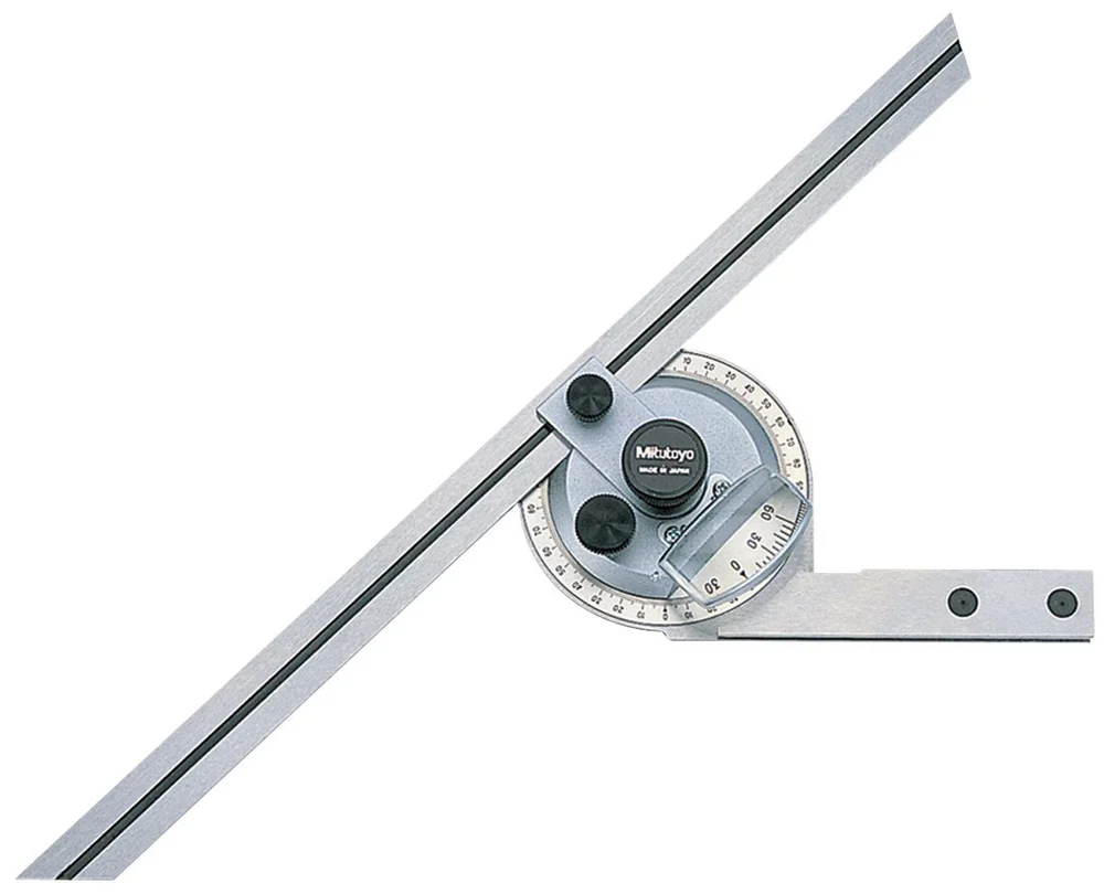 Mitutoyo 187-502 Digital Bevel Protractor, 300 mm, 1' / 0.01°