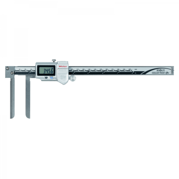 Mitutoyo 573-742-20 Digital ABS Knife Edge Caliper, 0.4 to 8" / 10 to 200 mm, thumb roller
