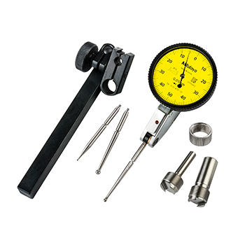 Mitutoyo 513-415-10T Horizontal Dial Test Indicator, Full Standard Set, 1mm Range