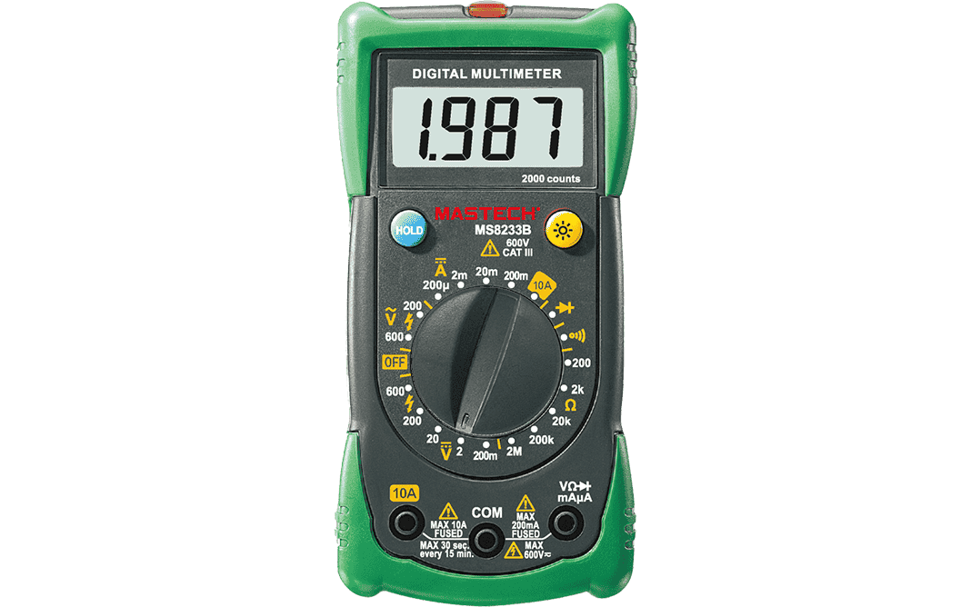Mastech MS8233B Manual Ranging Digital Multimeter