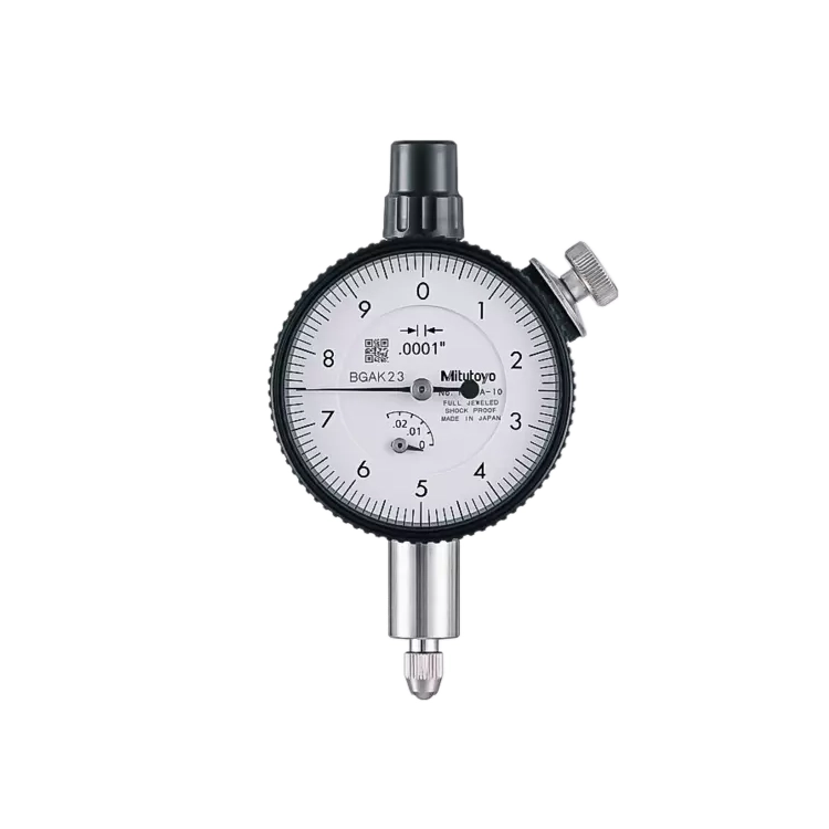 Mitutoyo 1802AB-10 Series 1 Compact Dial Indicator, 0.025", 0.0001" graduation