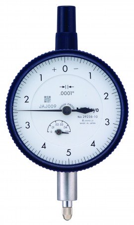 Mitutoyo 2923A-10 Series 2 Standard Dial Indicator with Lug, 0.05", SAE