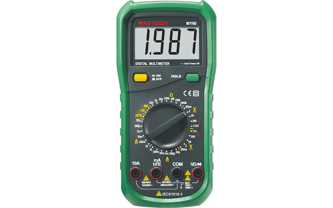 Mastech MY60 Manual Ranging Digital Multimeter