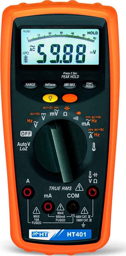 HT Instruments HT401 Professional AC+DC TRMS Multimeter