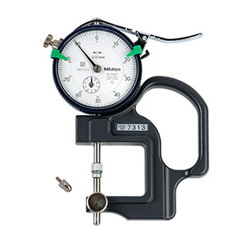 Mitutoyo 7313A Thickness Gauge, 0 to 10 mm