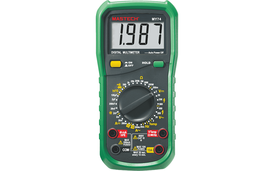 Mastech MY74 Manual Ranging Digital Multimeter