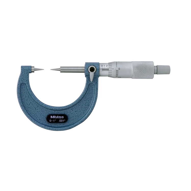 Mitutoyo 112-177 Point Micrometer with hardened tip, 0 to 1”
