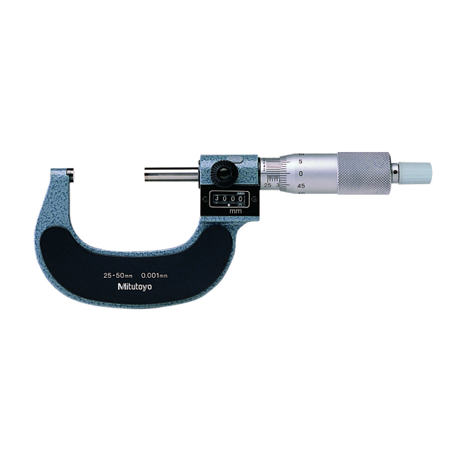 Mitutoyo 193-112 Outside Micrometer, 25 to 50 mm, 0.001 mm