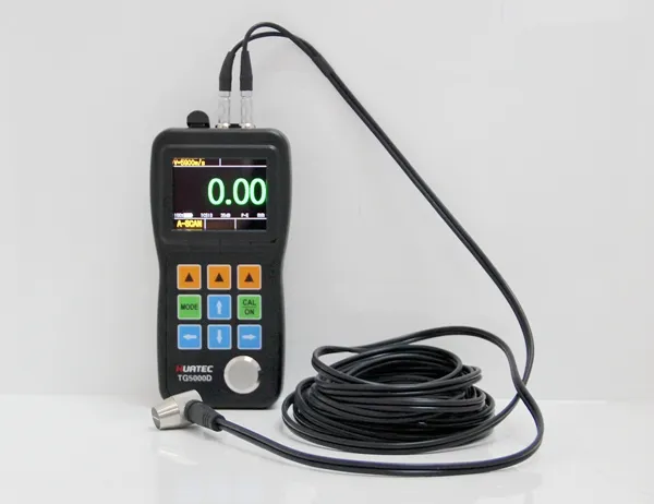 HUATEC TG-5000D Ultrasonic Thickness Gauge (508mm, 5Mhz, Probe 13.5mm - 200mm)