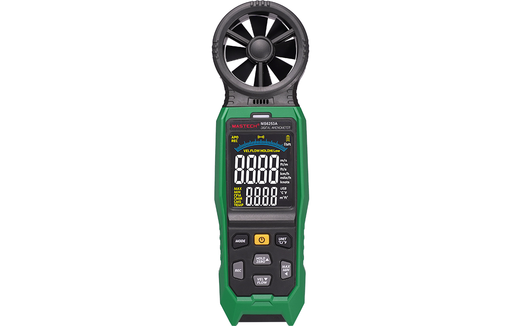 Mastech MS6253A Digital Anemometer