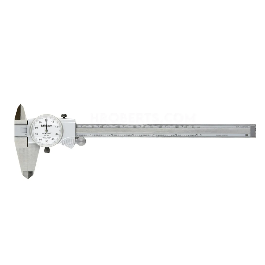 Mitutoyo 505-743 Dial Caliper 0-8", 0.1"/Revolution