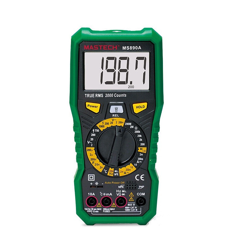 Mastech MS890A Manual-Ranging Digital Multimeter