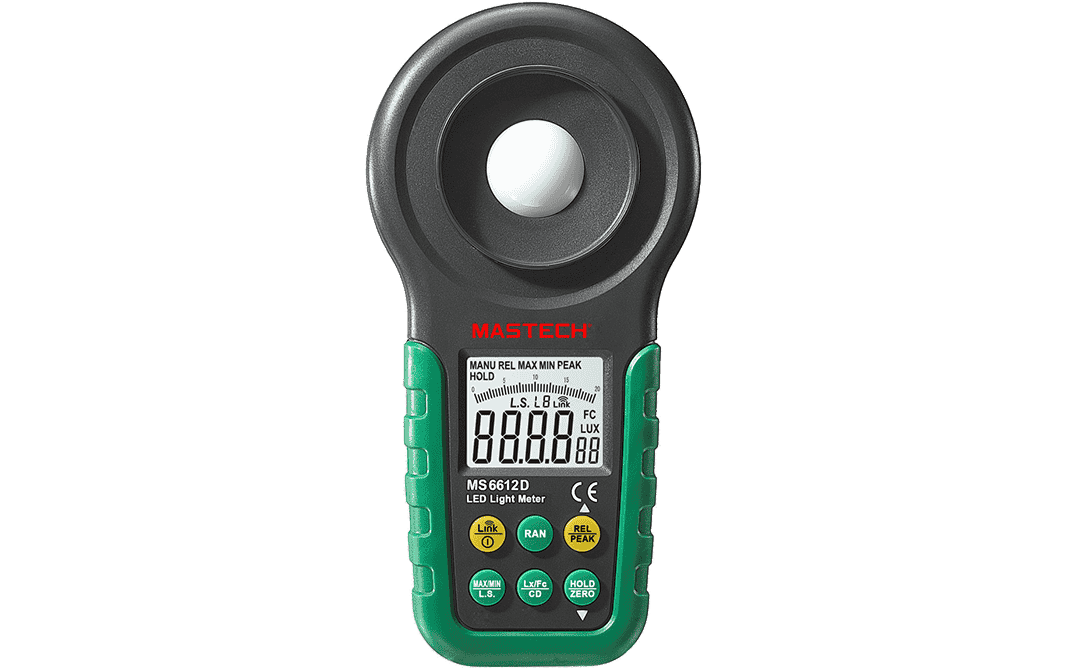 Mastech MS6612D Professional-Grade Digital Light Meter