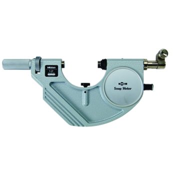 Mitutoyo 523-151 Snap Meter Gauge, 0 to 1", ⅜" stem diameter