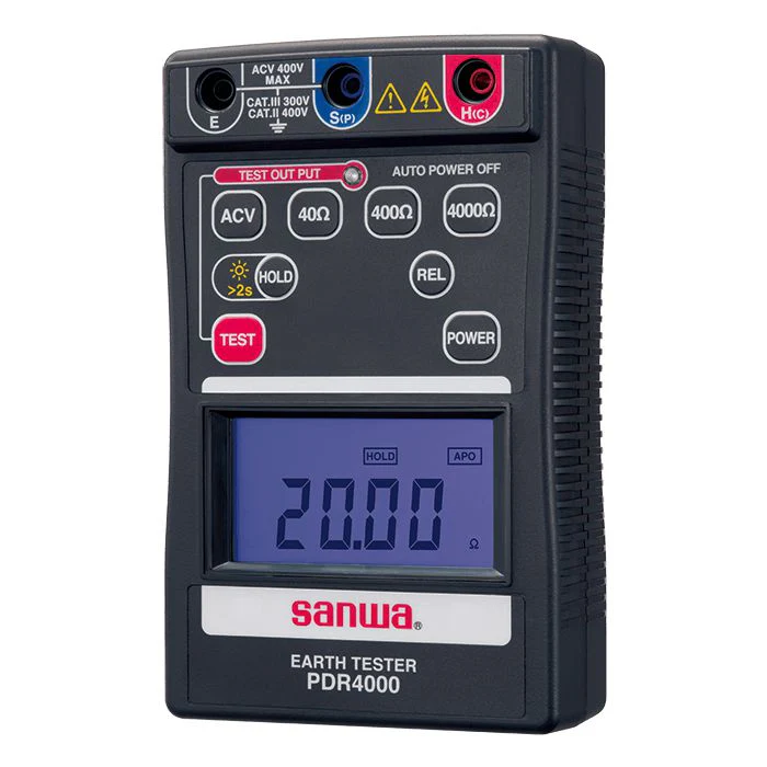 Sanwa PDR4000 Portable Digital Earth Tester