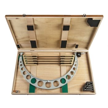Mitutoyo 340-523 Series 340 Digimatic Outside Micrometer with Interchangeable Anvils, 600 to 700 mm, Metric