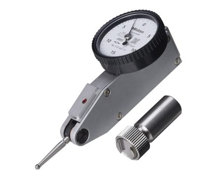 Mitutoyo 513-463-10E Horizontal Dial Test Indicator, Compact Basic Set, 0.008" Range