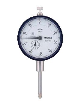 Mitutoyo 2415A Dial Indicator, Standard, .5in, .001in, 0-50-0