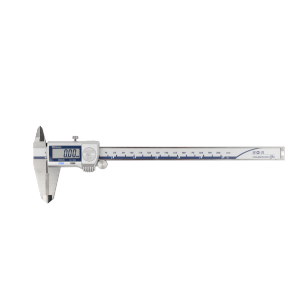 Mitutoyo 500-734-20 ABSOLUTE Coolant Proof Digimatic Caliper with Carbide-Tip Jaws for OS/IS Measurements, 0 to 8"