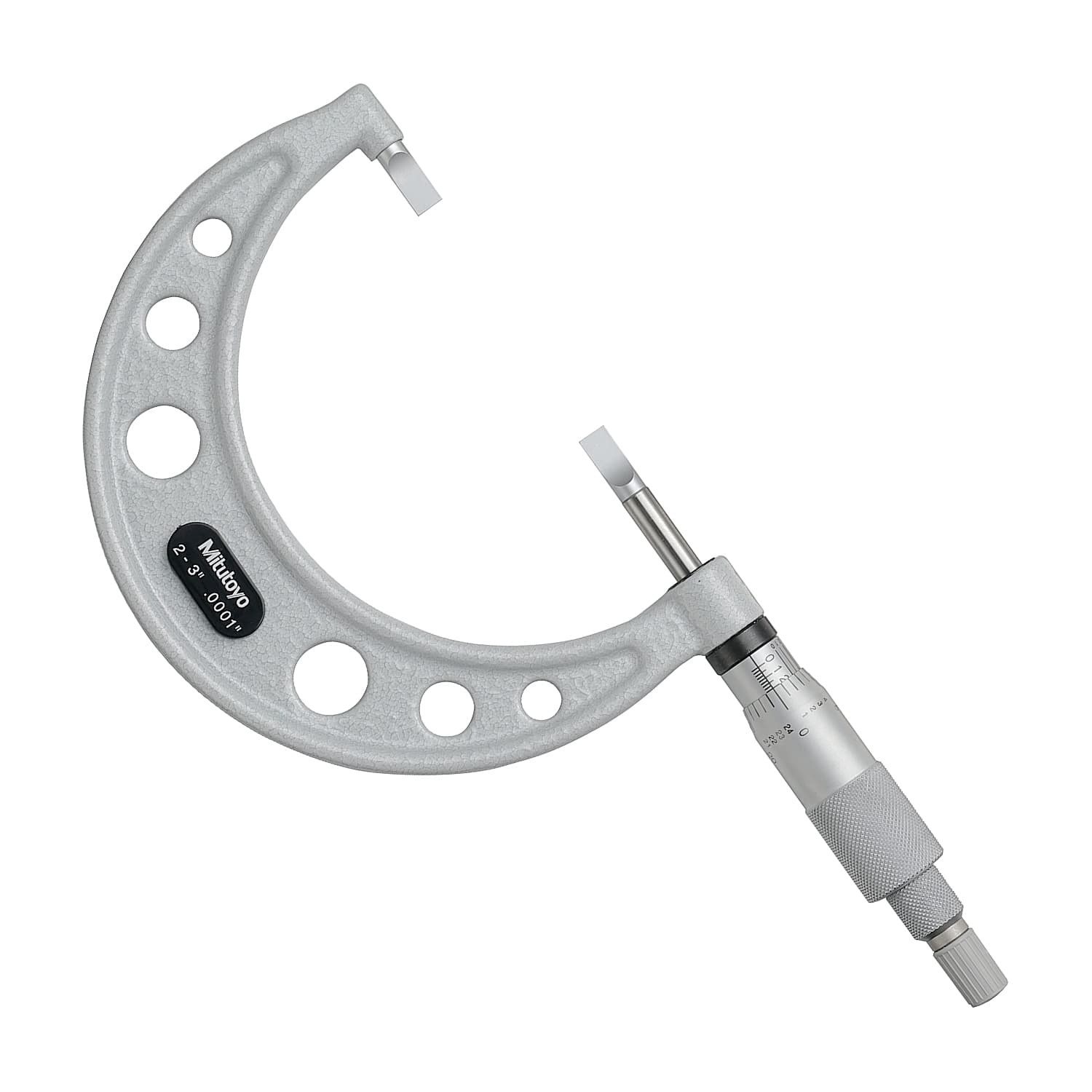 Mitutoyo 122-127-10 Series 122 Blade Micrometer, 2 to 3"