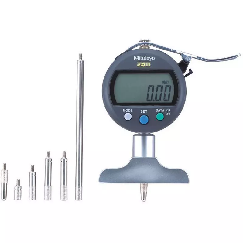 Mitutoyo 547-251A ABSOLUTE Digimatic Depth Gauge, 0 to 200 mm, 0.001 mm resolution