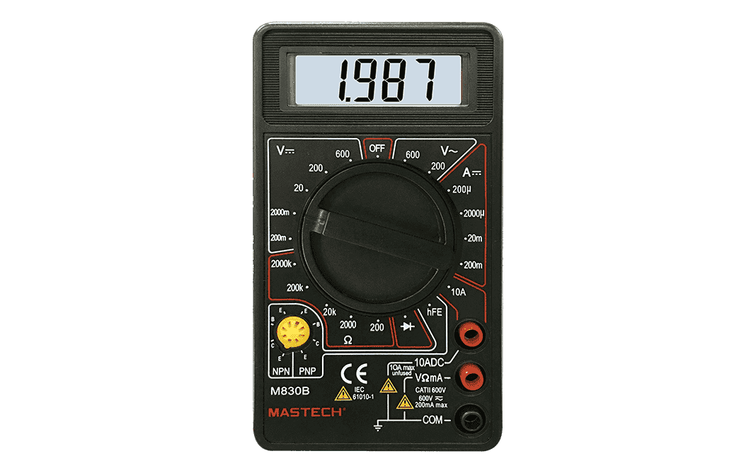 Mastech M830B Manual-Ranging Digital Multimeter
