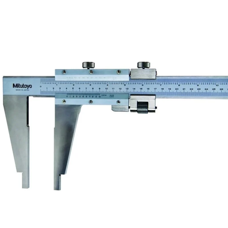 Mitutoyo 160-103 Vernier Caliper with nib style jaw, 0 to 24&quot; / 0  to 600 mm-