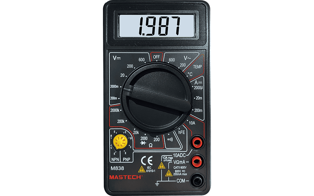 Mastech M838 Manual-Ranging Digital Multimeter