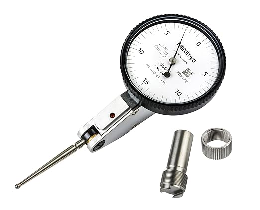 Mitutoyo 513-412-10E Dial Test Indicator, Basic Standard Set, 0.03"