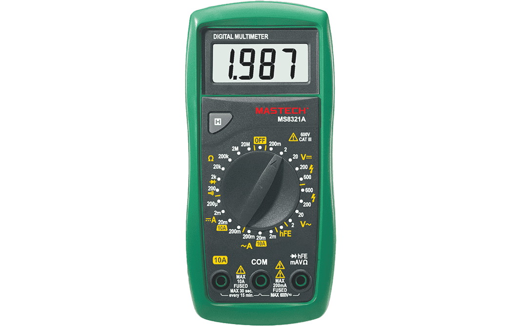 Mastech MS8321A Manual-Ranging Digital Multimeter