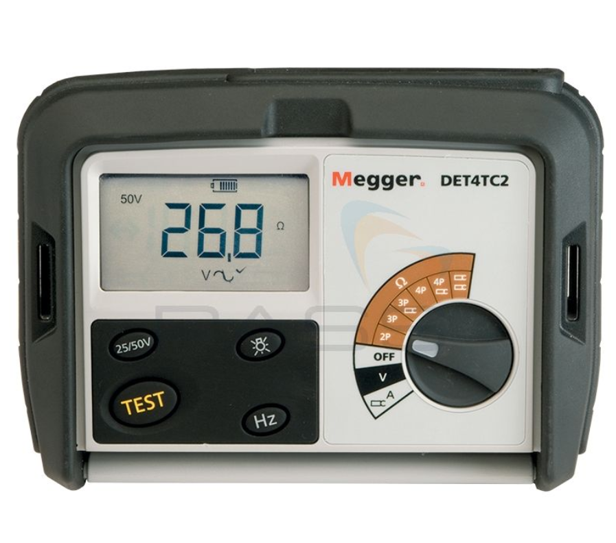Megger DET4TC2+CLAMP Ground Tester with Special Kit