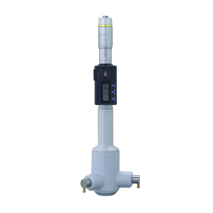 Mitutoyo 468-178 Series 468 Digimatic Holtest 3-Point Internal Micrometer, 200 to 225 mm, Metric