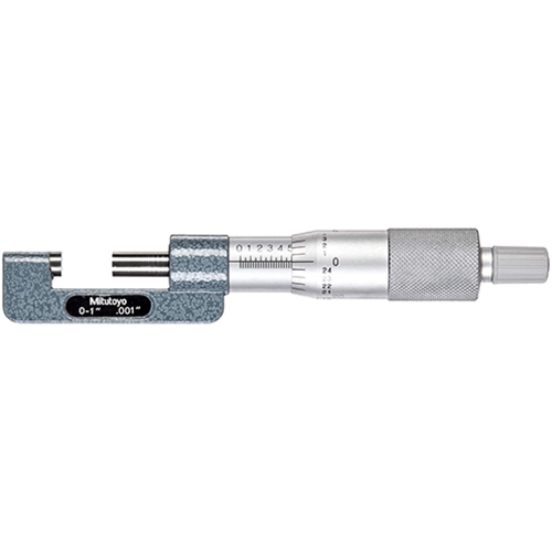Mitutoyo 147-351 Hub Micrometer, 0 to 1"