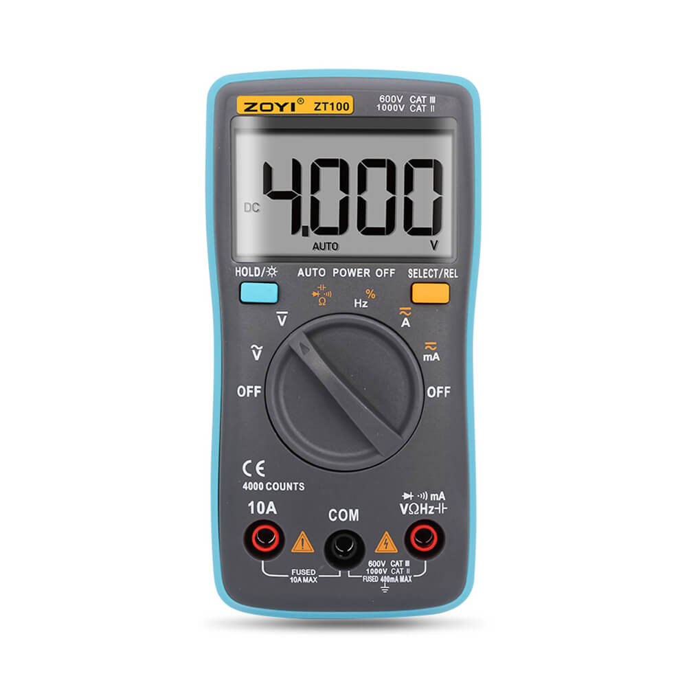 ZOYI ZT100 Compact Auto-Ranging Digital Multimeter