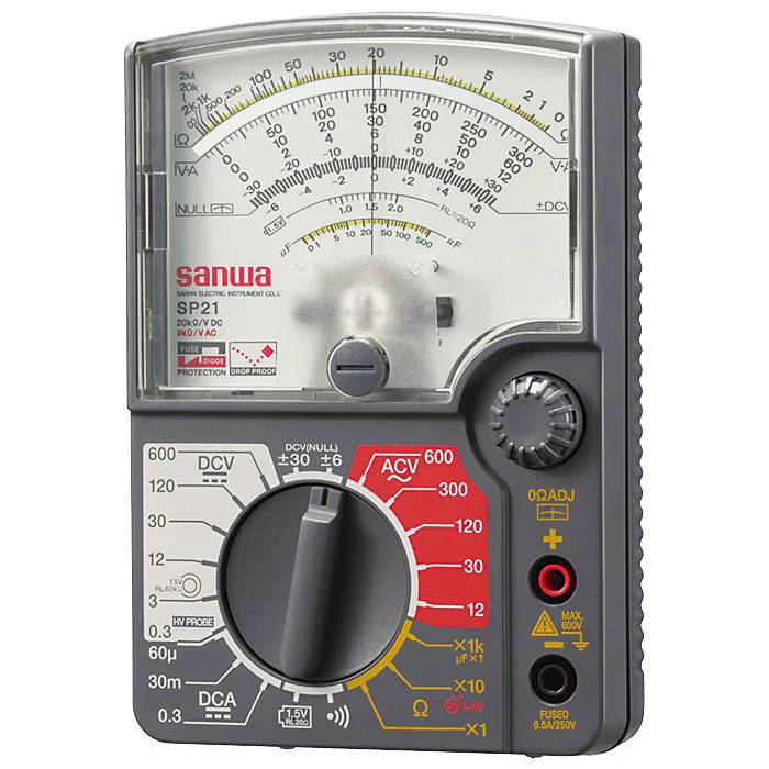 Sanwa SP21 Analog Multimeter with Continuity Check Beeper