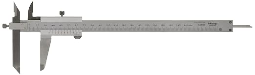 Mitutoyo 536-102 Metric Vernier Offset Caliper, 0 to 200 mm