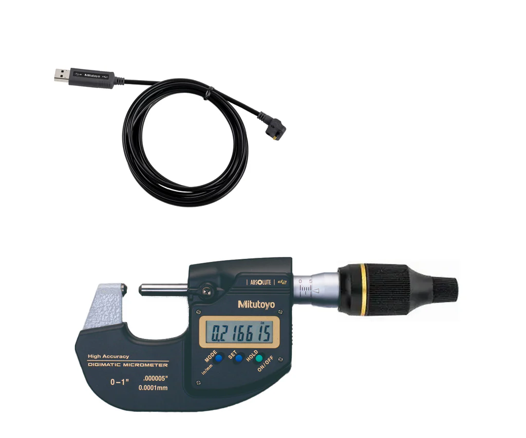 Mitutoyo 293-130-20 High Accuracy Digimatic Micrometer, 0 to 1"