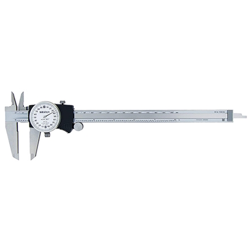 Mitutoyo 505-741J Caliper, Mechanical, Dial, 0-8in, .001in