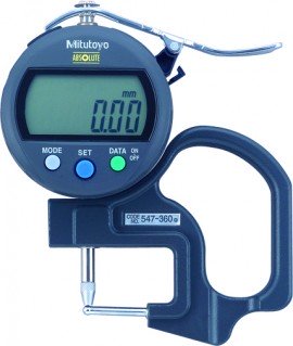 Mitutoyo 547-360 Digital Thickness Gauge, 0 to 10 mm, 0.02 mm