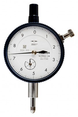 Mitutoyo 2356A-10 Series 2 Standard Dial Indicator with Lug, 0.25", SAE