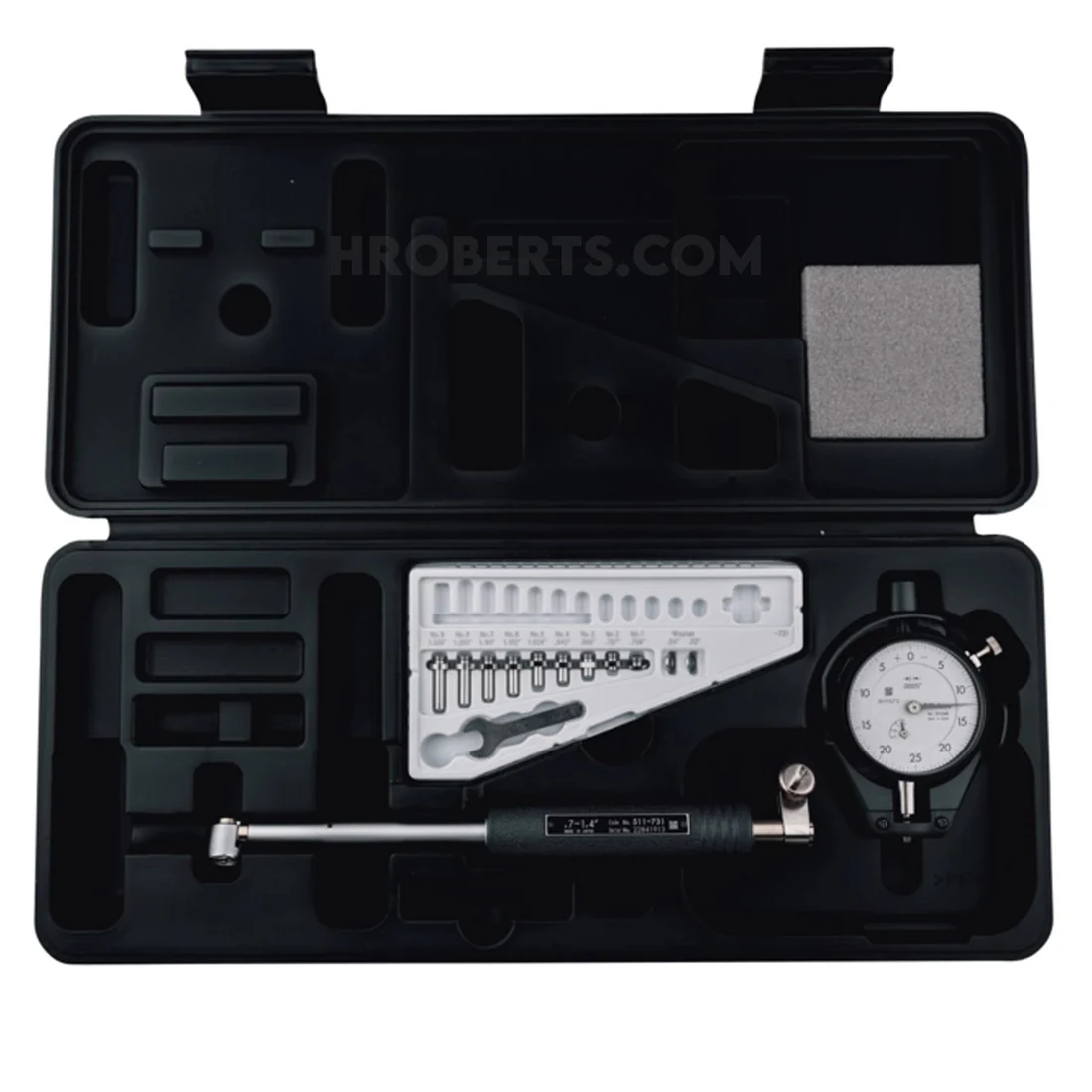 Mitutoyo 511-741-20 Dial Bore Gauge, 0.7 to 1.4", .0005"