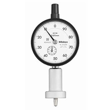 Mitutoyo 7223A ABSOLUTE Mechanical Dial Depth Gauge with extension rods, 0 to 10 mm